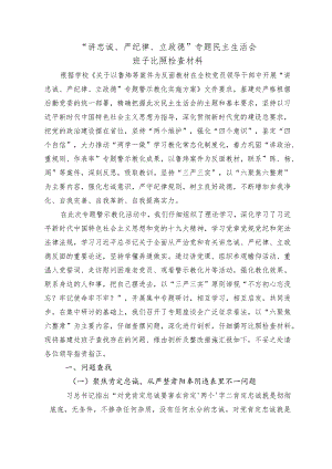 2024年“讲严立”班子对照检查材料.docx