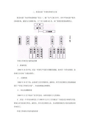 X水泥企业年度经营计划.docx