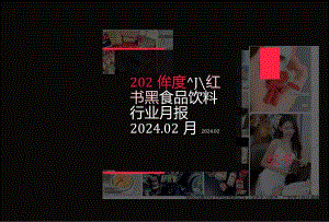 小红书2024年食品饮料行业2月月报.docx