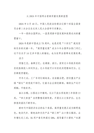 从2024年中国两会看高质量发展新蓝图.docx