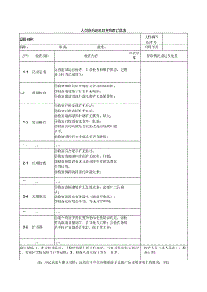 大型游乐设施日常检查记录表.docx