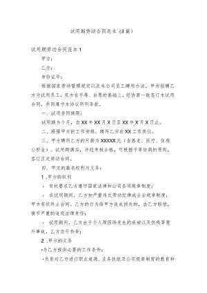 试用期劳动合同.docx
