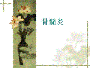 骨髓炎演示文稿.ppt