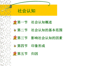 社会心理学社会认知.ppt