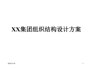 锦州宝地集团组织结构设计方案.ppt
