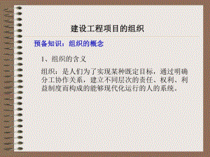 建设工程项目的组织PPT.ppt