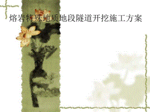 隧道开挖施工方案#岩溶特殊地质#施工要点讲述#案例分析#图片说明.ppt