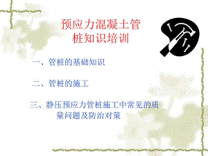 预应力混凝土管桩知识培训.ppt