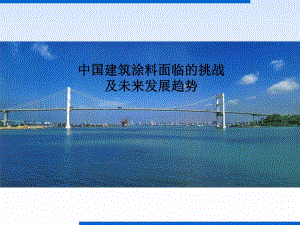 中国建筑涂料的发展趋势..ppt