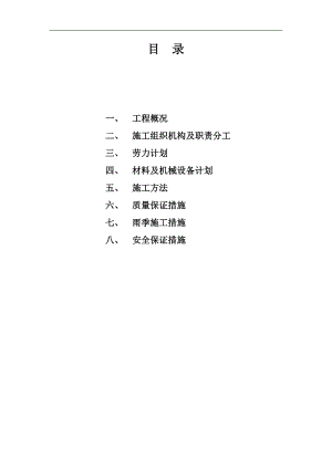 某小区混凝土路面专项施工方案.doc