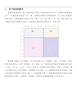 某广场二期地下室结构工程施工方案.doc