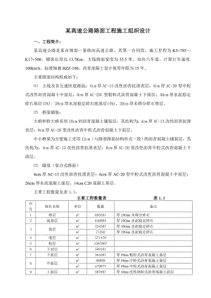 某高速公路路面工程施工组织设计.doc