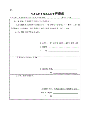毕节某住宅楼附着式升降脚手架施工方案.doc
