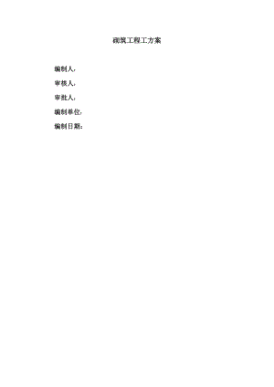 江苏某高层建筑砌筑工程施工方案.doc