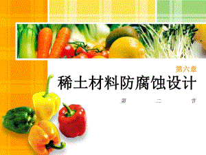 稀土材料防腐蚀设计 材料的保护.ppt
