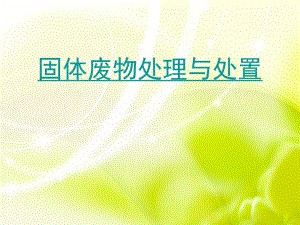 固体废物处理处置医疗废物PPT..ppt