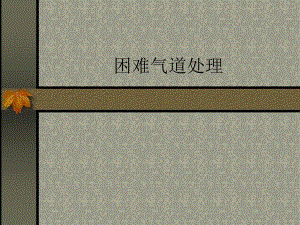 困难气道的处理.ppt