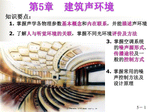 建筑环境第5章建筑声环境.ppt
