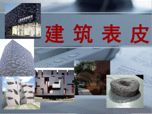 建筑表皮ppt建筑表皮的定义,演变过程,功能及形式表现.ppt