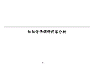 组织评估调研问卷分析.ppt