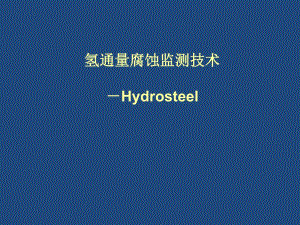 氢通量腐蚀测量技术.ppt