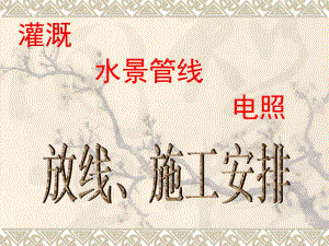 水电放线施工.ppt