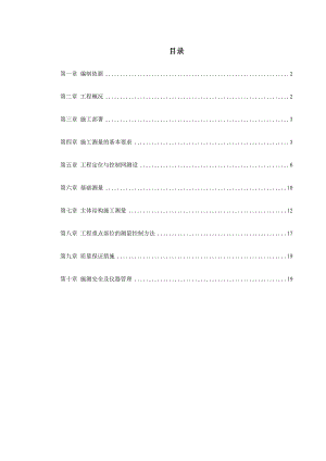 小区楼施工测量方案.doc
