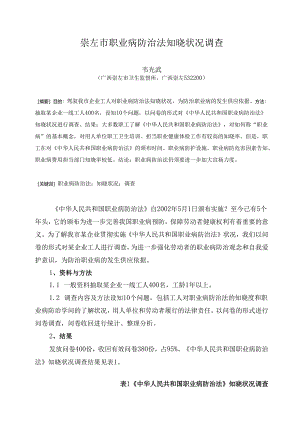 (5)我市职业病防治法知晓情况调查5)我.docx