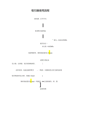 吸引器使用流程.docx