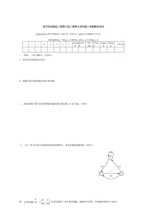 07信息论导论期末(电子科大).docx