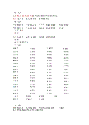 05公文写作中的词汇短语成语排比句集锦.docx