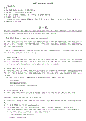 06089劳动关系与劳动法-课件 历年试卷(四川省).docx