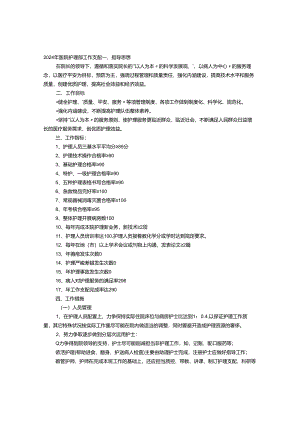 医院护理部2024年度工作计划.docx