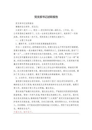 党支部书记述职报告.docx