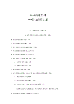 高速公路隧道群施工监控方案.docx