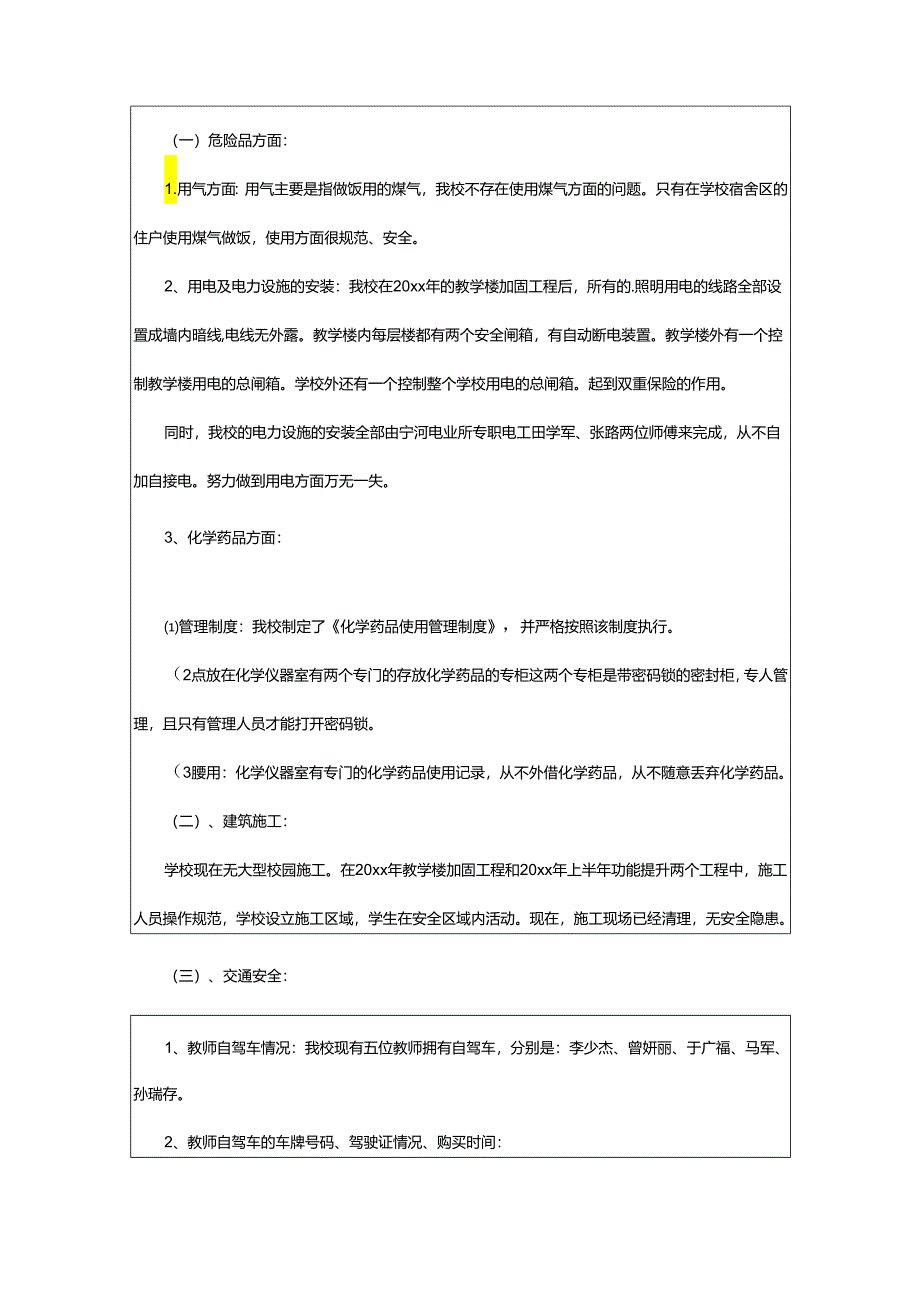 2024年学校专项督导检查的自查报告.docx_第2页