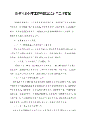 医务科2024年工作总结.docx