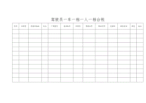 驾驶员一车一档一人一档台帐(表格模板).docx
