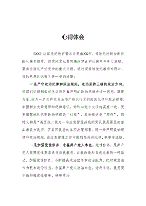 高校校长党委书记观看2024年党纪学习教育警示教育片个人心得体会.docx