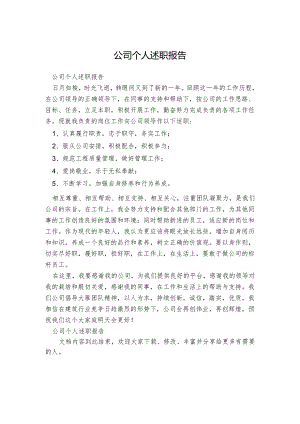 公司个人述职报告.docx