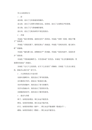 作文100段排比句.docx