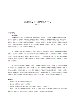 3E薪资设计与薪酬管理技巧.docx