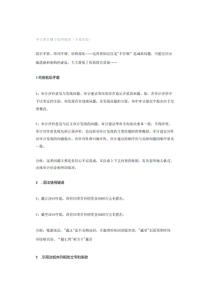 审计报告11个低级错误（不要再犯）.docx