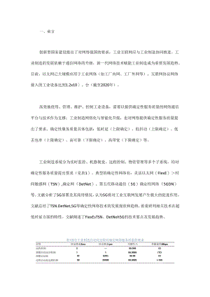 面向工业制造的确定性网络技术发展研究.docx