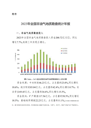 2023年全国非油气地质勘查统计年报.docx