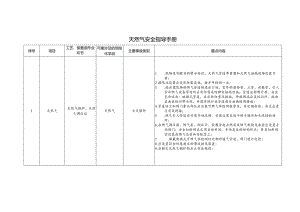 天然气安全指导手册.docx