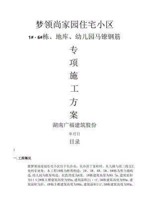 钢筋马镫专项施工方案.docx