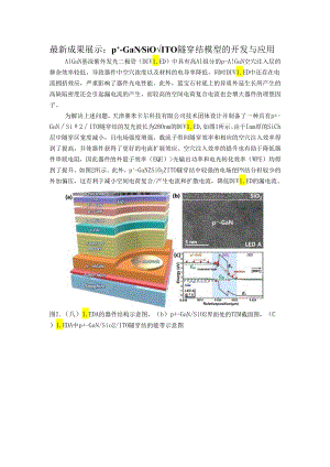 最新成果展示：p+-GaN SiO2 ITO隧穿结模型的开发与应用.docx
