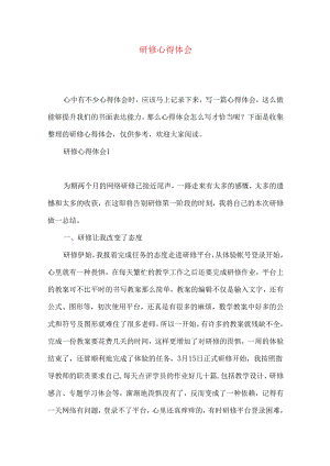 研修心得体会.docx