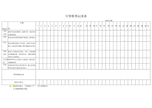 工厂日常检查表.docx